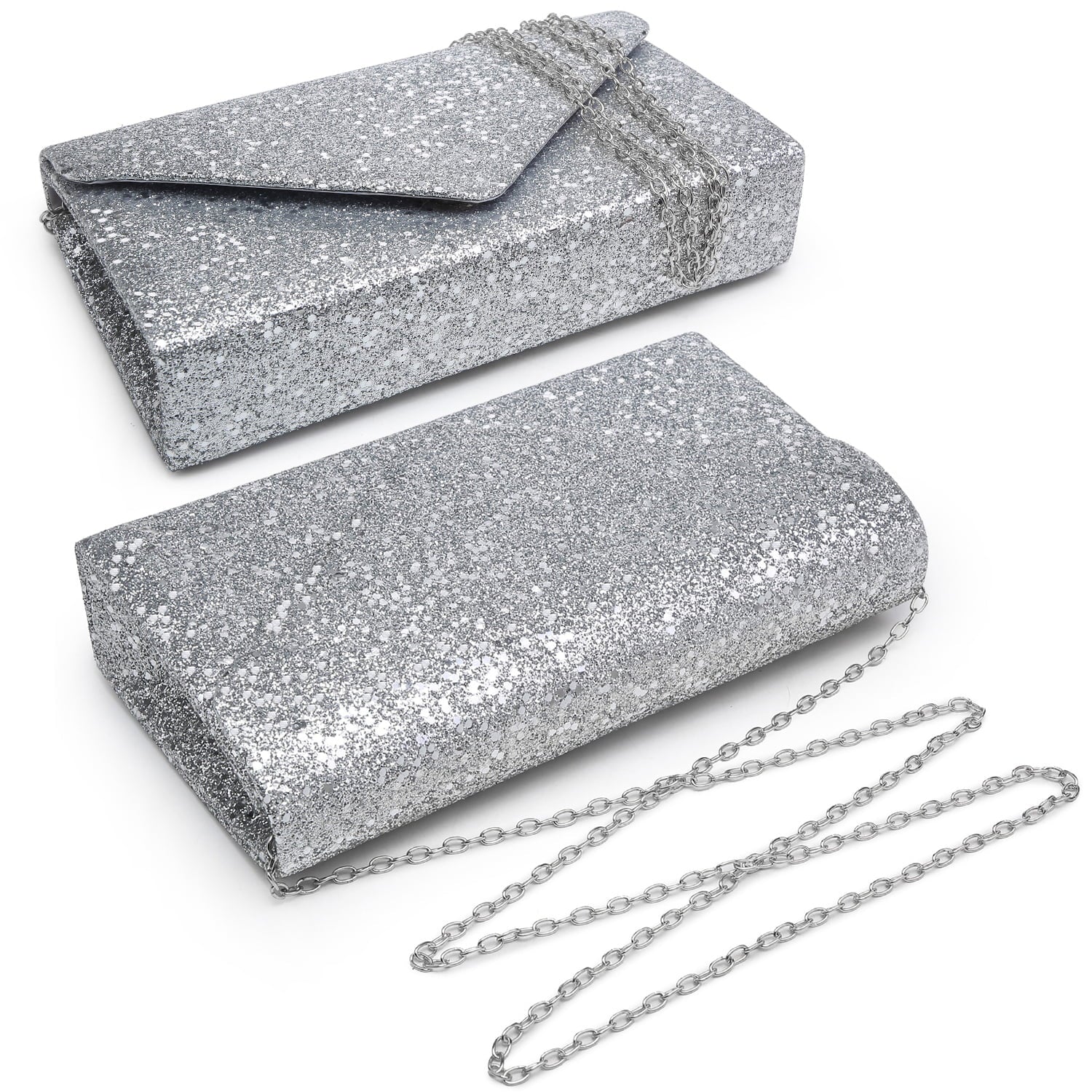 Women Glistening Evening Clutch Bags Formal Party Clutches Wedding Purses Cocktail Prom Clutches